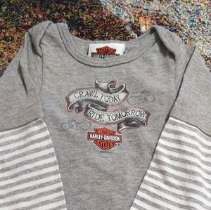 Harley Davidson Baby LS Onsie